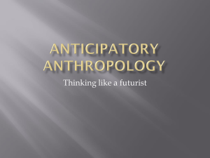 Anticipatory Anthropology