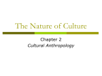 The Nature of Culture