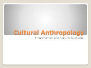 Cultural Anthropology