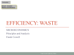 Efficiency: Waste