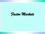 Factor Markets - Widener University