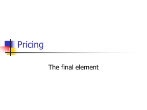 Pricing - York College of Pennsylvania