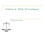 Analysis of AD & AS Continued