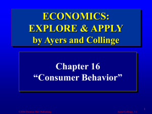 Consumer Behavior