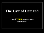 The Law of Demand - McEachern High School