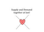 Supply and demand together!