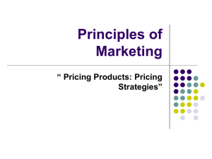 Price Adjustment Strategies