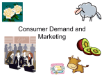 Consumer Demand and Marketing