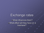 Exchange rates - Business-TES