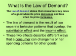 Unit 3 – Demand