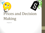 Prices and Decision Making