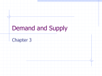 Demand and Supply