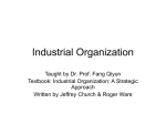 Industrial Organization