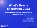 What`s New in SharePoint 2013 - Becky Bertram`s Blog