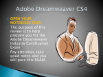 Adobe Dreamweaver CS4