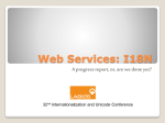 Web Services: I18N - Inter