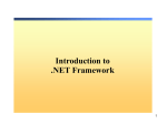 Module1: Overview of the .NET Platform