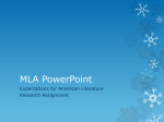 MLA PowerPoint - Bremen High School District 228 / Overview