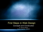 web design - first steps
