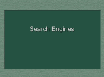 Search Engines lecture slides