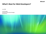 What`s Next for Web Developers?