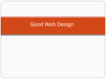 Good Web Design