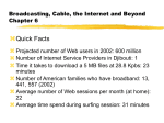 Broadcasting, Cable, the Internet and Beyond Chapter 6