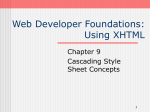 Introduction to Cascading Style Sheets