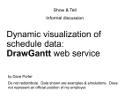 Dynamic visualization of schedule data: DrawGantt web service