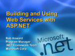 ASP+ Web Services