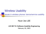 Wireless Phone Usability