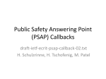 Public Safety Answering Point (PSAP) Callbacks