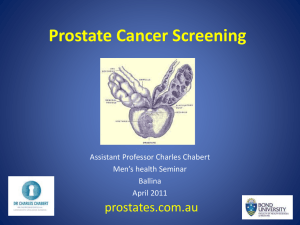 Prostate Cancer Screening