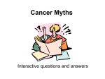 Cancer Myths