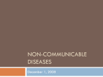 Non-Communicable Diseases