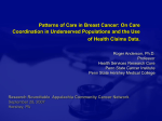 Patterns of Care in Breast Cancer