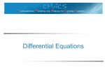 Differential Equations