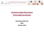 Resistant Enterobacteriaceae: Educational Slideset