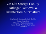 Disinfection Alternatives - Stephanie Sturman, R.S.