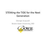 STEMing the TIDE for the Next Generation