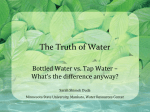 The Truth of Water