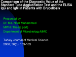 Comparison of the Diagnostic Value of the Standard Tube