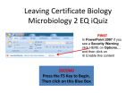 Microbiology EQ