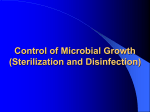 Control of Microbial Growth (Sterilization and