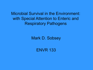 Microbial Survival in the Environment: with Special Attention to