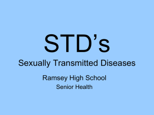 STD`s Sexually Transmitted Diseases