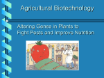 Agricultural Biotechnology