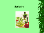 Salads and Cheese