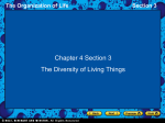 The Organization of Life Section 3