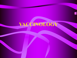 VACCINOLOGY